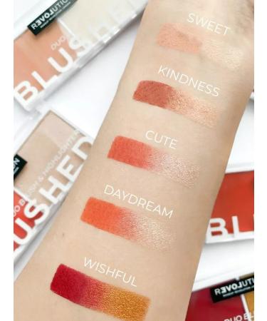 HighlighterMax Palette for makeup of face blush and highlighter Blushed duo - Buy Online on GoSupps.com