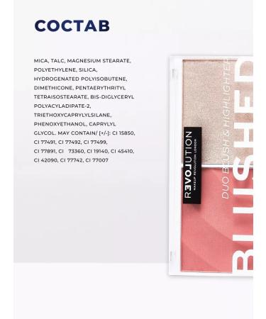HighlighterMax Palette for makeup of face blush and highlighter Blushed duo - Buy Online on GoSupps.com