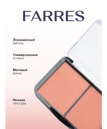 BlusX Face blush matte pink dry compact makeup 04 - Buy Online on GoSupps.com