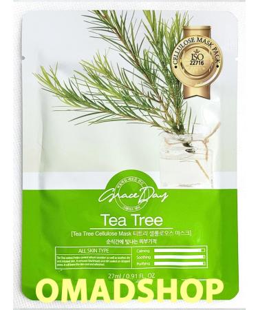 Grace Day Facial face masks with tea tree extract 20pcs - Buy Online on GoSupps.com