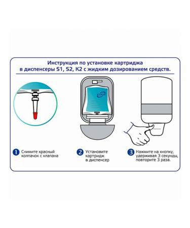 KEMAN Cartridge with liquid soap is disposable (for TORK S1 dispensers - Buy Online on GoSupps.com