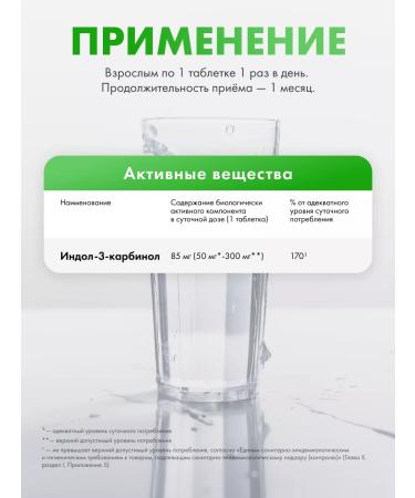 Indol-3-carbinol Broccoli Extract No. 50 in mastopathy - Buy Online on GoSupps.com