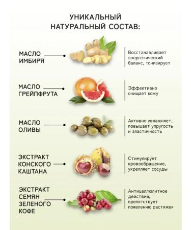 ScrubPlus Anti -cellulite body scrub with green coffee and oils