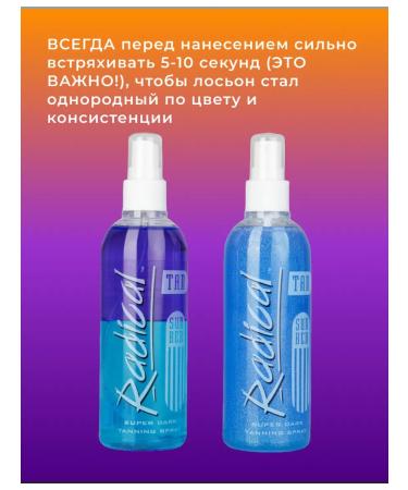 Radical Tan Super Dark Super Dark Sun lotion - Buy Online on GoSupps.com