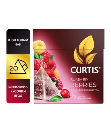 Curtis Herbal Summer Berries 20 Pyramids 34g 8pcs - Buy Online on GoSupps.com