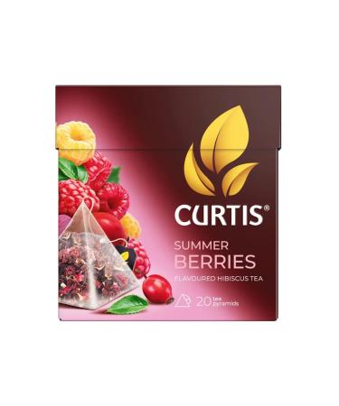 Curtis Herbal Summer Berries 20 Pyramids 34g 8pcs - Buy Online on GoSupps.com
