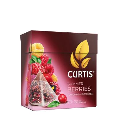 Curtis Herbal Summer Berries 20 Pyramids 34g 8pcs - Buy Online on GoSupps.com