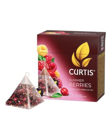 Curtis Herbal Summer Berries 20 Pyramids 34g 8pcs - Buy Online on GoSupps.com