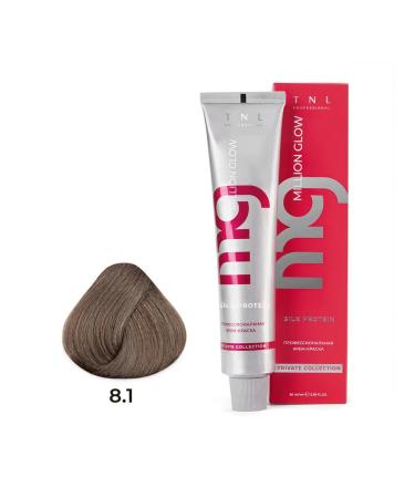 TNL PROFESSIONAL Hair color cream (8.1 Light blond ash) 60 ml