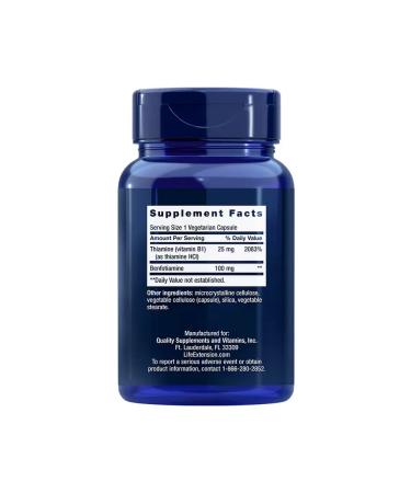 Benfotiamine with thiamine 100 mg 120 capsules - Buy Online on GoSupps.com
