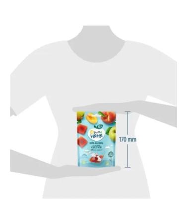 Frutonyanya Fruit pieces of apple-peach 2 U to 53g - Buy Online on GoSupps.com