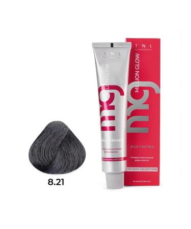TNL PROFESSIONAL Hair dye 8.21 light blond pearl ash