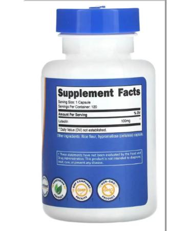 Nutricost Lutheololin 100 mg 120 capsules - Buy Online on GoSupps.com