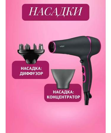 MOSER Professional hairdryer with ionization and nozzles - Buy Online on GoSupps.com
