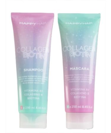 Happy Hair Professional Shampoo and hair mask COLLAGEN & BIOTIN 250 ml