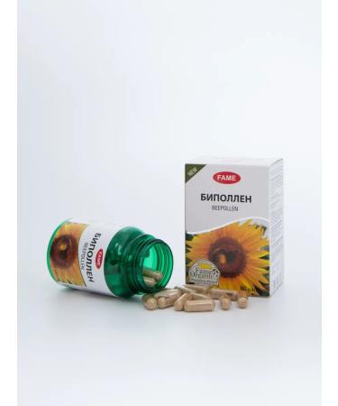 Fame Bee pollen and powder of tomatoes of bastard capsules No. 60 - Buy Online on GoSupps.com