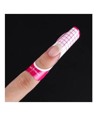 50 pcs of nail stickers French red design - Buy Online on GoSupps.com