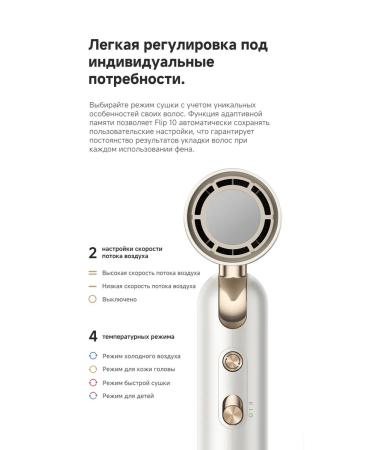 Truver Flip 10 Fenger compact with ion generator 1500W - Buy Online on GoSupps.com