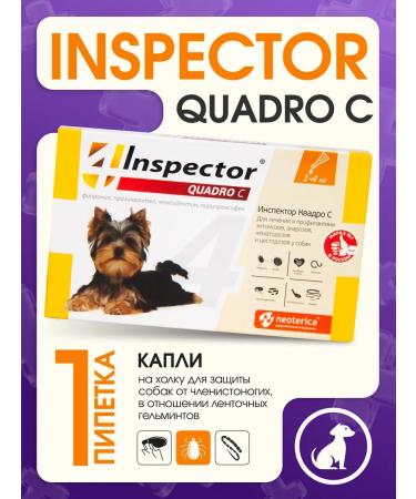 Neoterica Drops on the withers inspector Quadro C for dogs 1-4 kg
