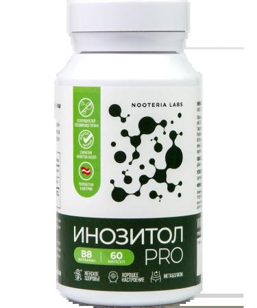 Nooteria Labs Myo-inositol 1000 mg: Vitamins for women with PMS PCOS mood and metabolism - Buy Online on GoSupps.com