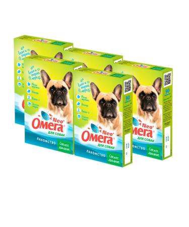 Omega Neo Multivitamins for dogs Fresh breathing 5UP 90Tab - Buy Online on GoSupps.com