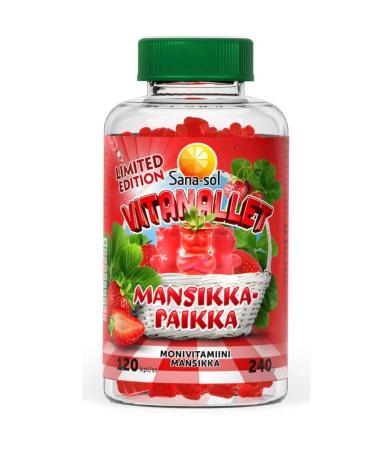 Vitamins SANA-SOL VITANALlet Strawberry 120 pcs