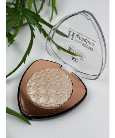GULL Highlighter shimmer for the face and body baked structure 02 - Buy Online on GoSupps.com