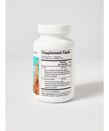 Dr Berg Vitamin Complex seaweed iodine 90 GMP capsules - Buy Online on GoSupps.com