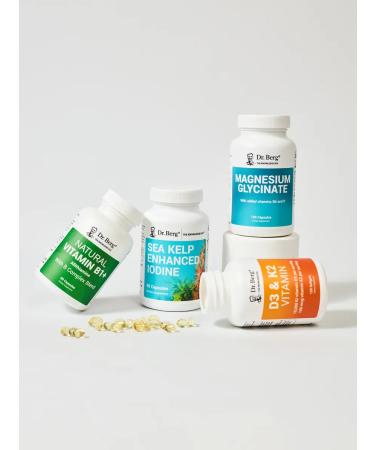 Dr Berg Vitamin Complex seaweed iodine 90 GMP capsules - Buy Online on GoSupps.com