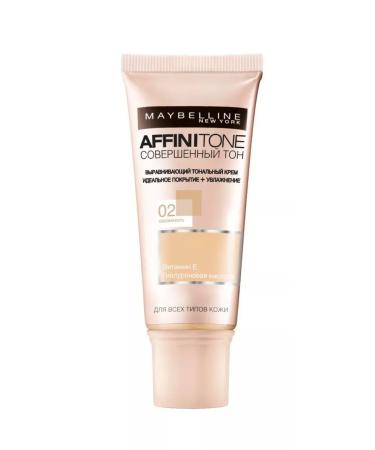 Maybelline New York Affinitone Facial Tonal Facial Cream 02 ivory