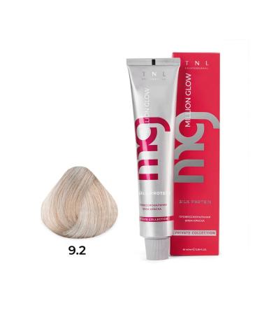 TNL PROFESSIONAL Hair color cream (9.2 Very light blond purple)