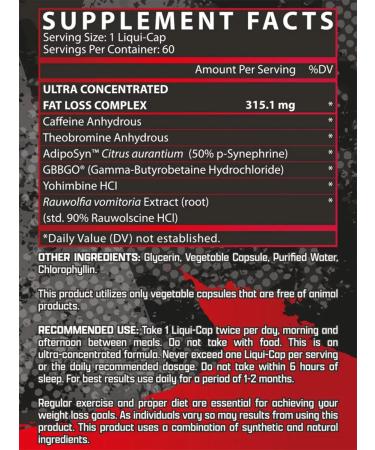 Fat Fater Nutrex Lipo-6 Black UC (USA Version) 60 caps - Buy Online on GoSupps.com