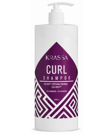 KRASSA Crassa Shampoo Women's Curl for curly hair 1l 2 pcs - Buy Online on GoSupps.com