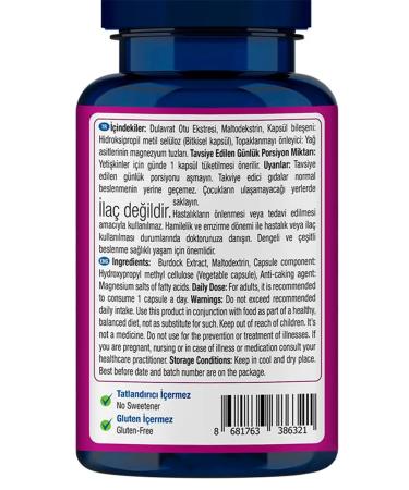 One Up Burdock Root Premium Extract 500 mg 60 Capsules T rkiye - Buy Online on GoSupps.com