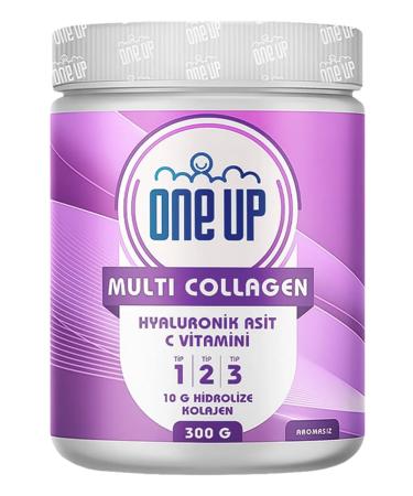 One Up Multi collagen with hyaluronic acid and vitamin C powder 300 g T rkiye