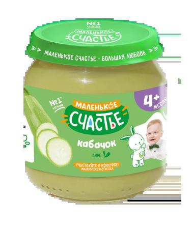 A little happiness Puree vegetable zucchini 6 pcs x 80 g - Buy Online on GoSupps.com