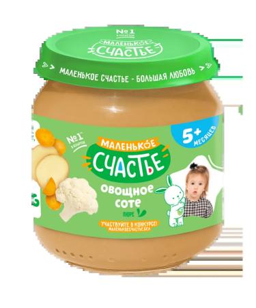 A little happiness Mashed vegetable vegetable cell 6 pcs x 80 g - Buy Online on GoSupps.com