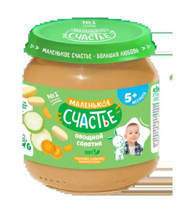 A little happiness Mashed vegetable vegetable salad 6 pcs x 90 g - Buy Online on GoSupps.com