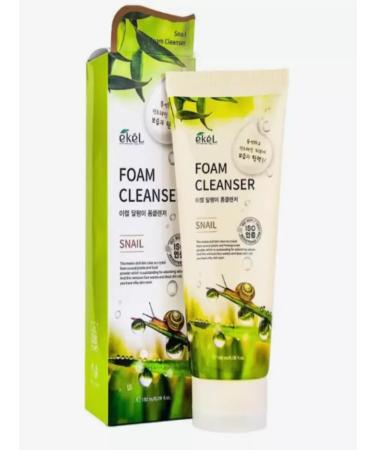 EKEL Foam for washing Foam Cleanser Snail 180 ml
