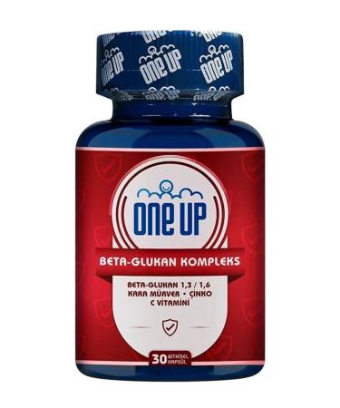 One Up Beta Glucan complex zinc black elderberry vitamin C 60 ...