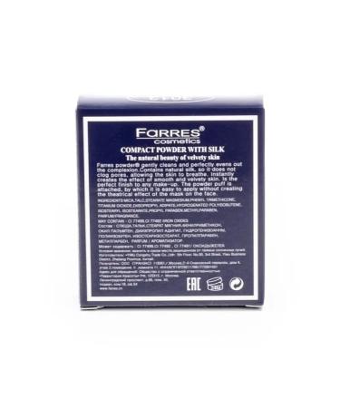 FARRESS Compact powder with silk - Buy Online on GoSupps.com
