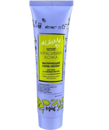 Vitex Scrub-peeling for face with fresh mint 100 ml