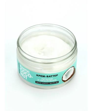 Lesnoy Dom - a hypermarket of household goods Cream Batter for Body with Coconut Nutrition and Moisturization - Buy Online on GoSupps.com