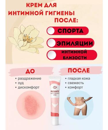 SLana2 Cream for an intimate zone from smell dryness and itching 5pcs - Buy Online on GoSupps.com