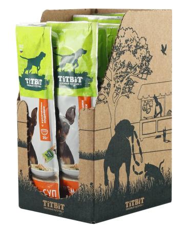 TiTBiT Cream-soup for dogs for dogs turkey 35 g - Buy Online on GoSupps.com