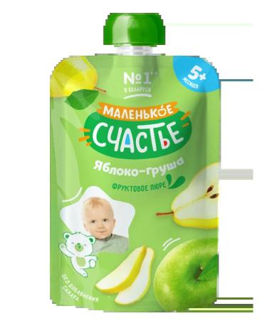 A little happiness Puree fruit apple-brigade 12 pcs x 90 g spider - Buy Online on GoSupps.com