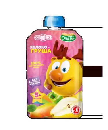 A little happiness Puree fruit mixariki apple-brigade 12 pcs x 85 g spider - Buy Online on GoSupps.com