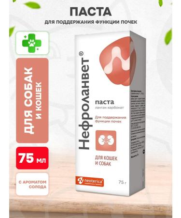 Neoterica Nephrosette paste for dog kidneys and cats 75 ml