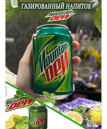 Shipped drink Mountain Dew 12 pcs 300 ml - Buy Online on GoSupps.com
