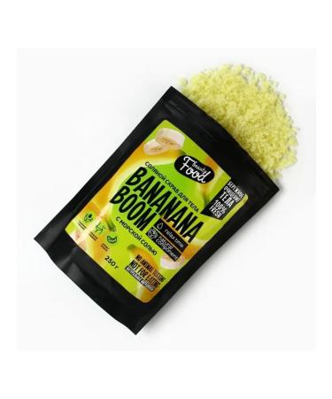 Beauty Fox Salt body scrub with the aroma of banana - Buy Online on GoSupps.com